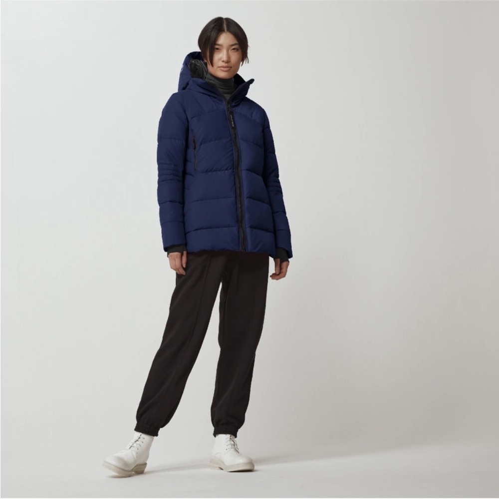 Canada Goose Hybridge Waterproof Down Puffer Coat Black